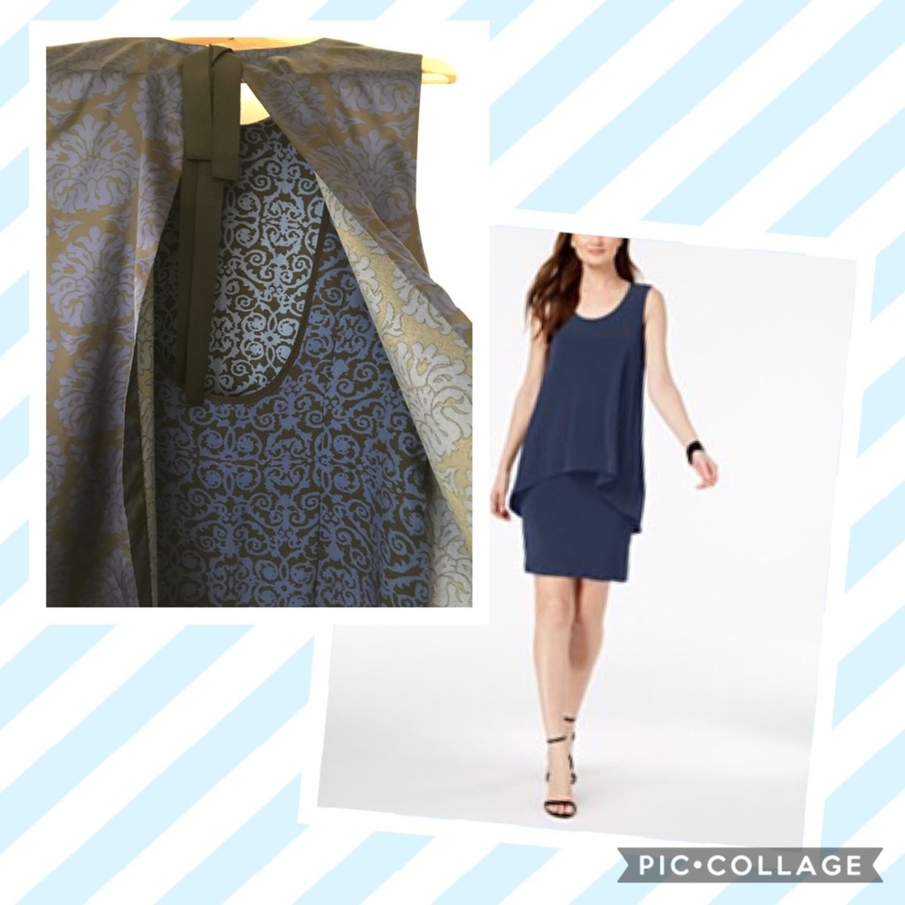 RACHEL Rachel Roy Jewel Box Open Back Silky Dress